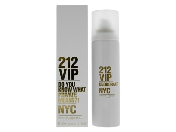 CAROLINA HERRERA 212 VIP DEODORANTTI 150ML SPRAY