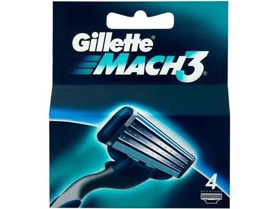 Gillette Mach3 - reserveblader 4 stk.