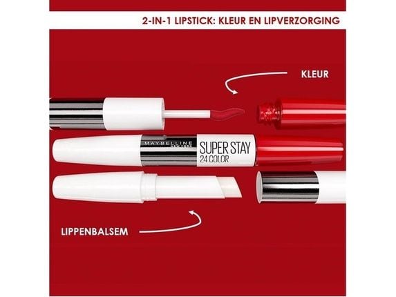 Maybelline Superstay 24 2-step flytande läppstift 542 Cherry Pie