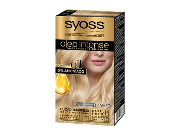 Syoss Oleo Intense permanent hårfarge 910 Luminous Blonde