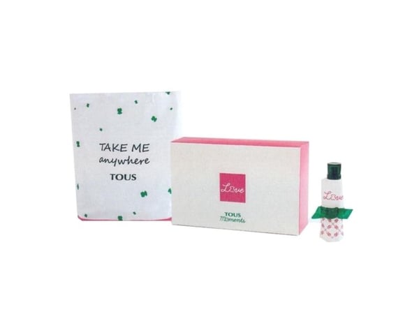 Tous Take Me Anywhere Set Tous: Love Moments, Eau De Toilette, for kvinner 90 ml + Love Moments, bag, sammenleggbar, for kvinner
