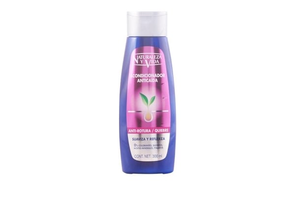 Naturaleza y Vida 8414002078806, Unisex, 300 ml, Icke-professionellt hårbalsam, Skadat hår, Livlöst hår, Återfuktande, Skydd, Mjukgörande, Stärkand...