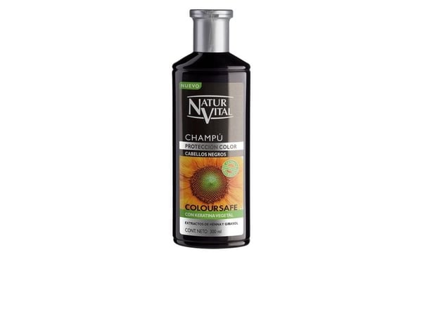 Naturaleza y Vida ColourSafe, Unisex, Sjampo, Brunt hår, Farget hår, Svart, Brunt, Kakao, 300 ml, Fargebeskyttende, Fuktighetsgivende, Reparasjon, ...