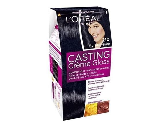 L'Oréal Casting Cream Gloss hårfarve 210 blåsort
