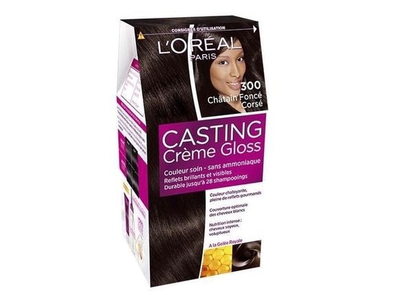 L'óreal Casting Creme Gloss 300 Dark Brown Hair Color 600g