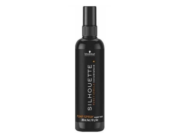 Schwarzkopf Silhouette Super Hold, Hiuslakka, Naisten, Kaikille hiuksille, 200 ml, Fiksaatio, LG Shine, 47 mm