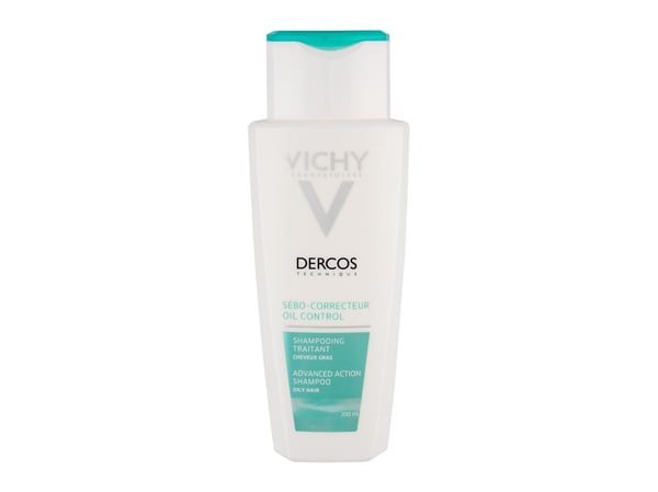 Vichy Dercos Oil Control, Kvinner, Ikke-profesjonelle, Sjampo, Fett hår, Alle farger, 200 ml