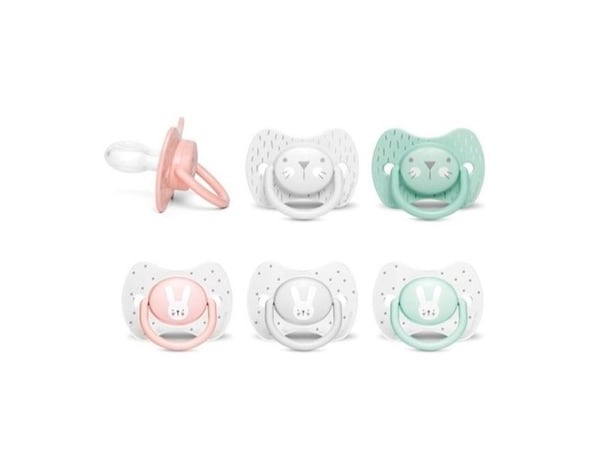 Suavinex fysiologisk silikon smokk 6-18M 2 stk.