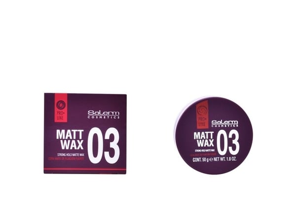 Salerm Cosmetics Matt Wax Strong Hold Matte Wax 50g