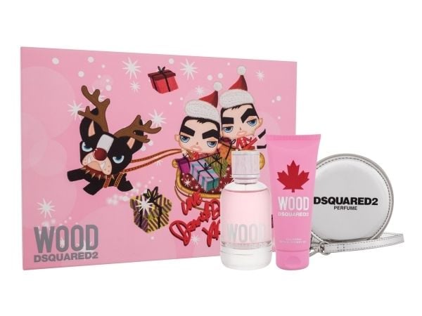 Dsquared2 Dsquared2 Wood Pour Femme eau de toilette 100ml + dusjsåpe 100ml + lommebok