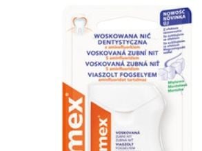 Elmex waxed mint tooth floss 1pc-50m