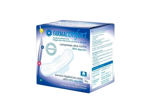 "Farmaconfort Wings nattputer 10 stk