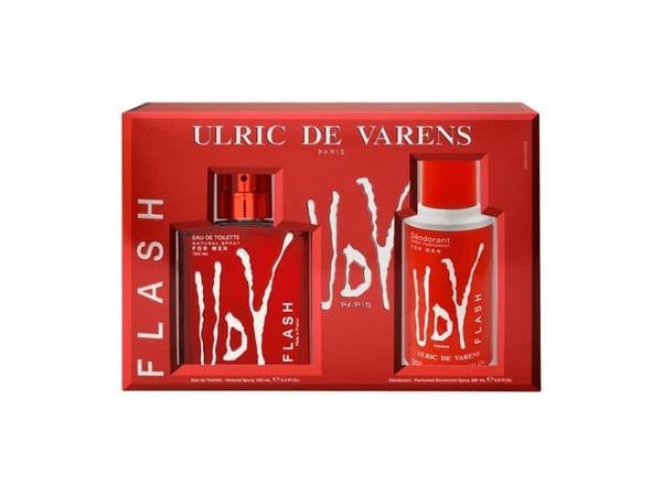 Ulric De Varens Flash Eau De Toilette Spray 100ml Set Of 2 Pieces