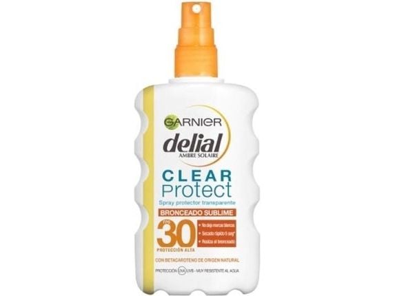 Garnier Delial Clear Protect transparent beskyttelsesspray SPF 30, 200 ml