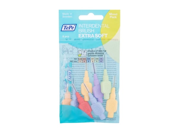 TePe Extra Soft interdentalbørster 1-6 mix 8 stk.