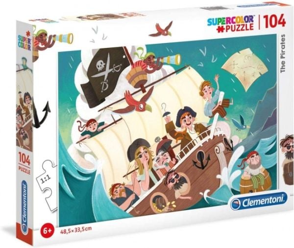 Clementoni The Pirates, 104 stykker, Yrker, 6 år