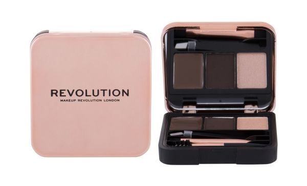 MAKE UP REVOLUTION Brow Sculpt Kit Dark (7376408) set för bryn