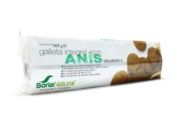 Alecosor Galletas Integral Anis 165g