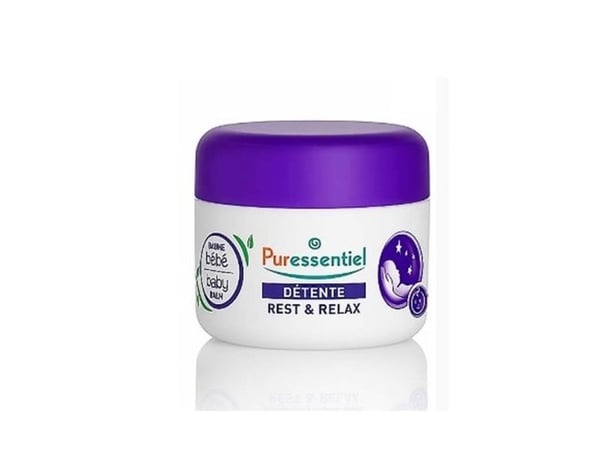 Puressentiel Baby - Rest & Relax eteriske oljer beroligende & fuktighetsgivende body balm, All Over The Body, 30 ml (unisex)