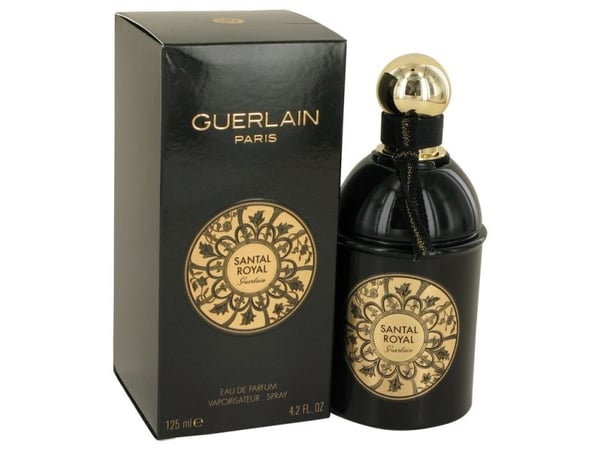 Guerlain Santal Royal, Kvinna, 125 ml, Ej påfyllningsbar flaska, Jasmin, Neroli, Kanel, Persika, Rosa, Bärnsten, Läder, Mysk, Oud, Sandelträ