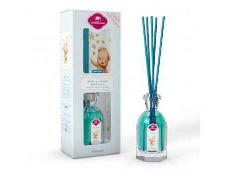 Cristalinas Reed Diffuser 40ml Fresh Cologne, Tuoksupullo, Aromadiffuusori ruo''olla
