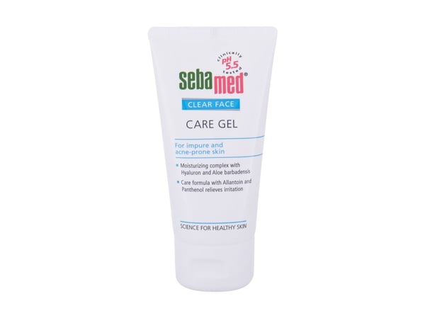 SEBAMED_Clear Face Care Gel epäpuhtaalle ja aknealttiille iholle ei-alkalinen kasvogeeli aknealttiille iholle 50ml