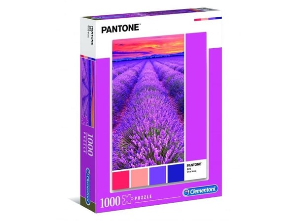 Clementoni Puslespill 1000 brikker Pantone - Vivid Bratsj