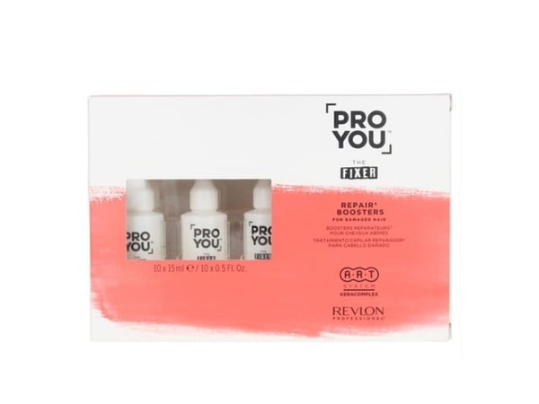 Revlon Professional Proyou The Fixer Booster Reconstruction Treatment For Damaged Hair 10 X 15 Ml