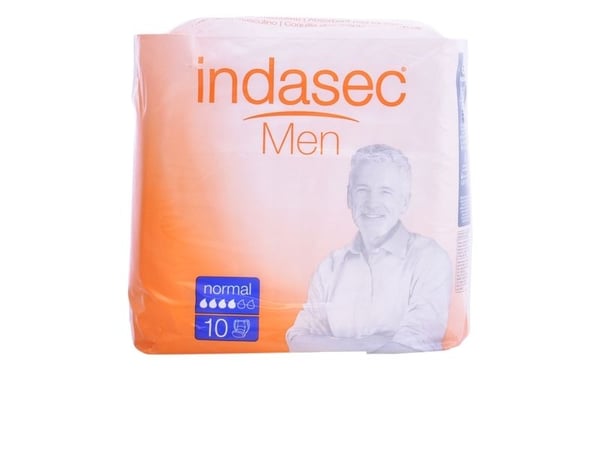 Indasec herre absorberende tiltrekningsplagg “Normal” 10 stk Indasec herre absorberende tiltrekningsplagg “Normal” 10 stk