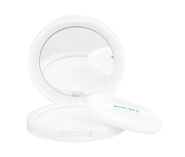 ECOCERA Face Setting Powder Transparent Bamboo Pressed Powder Hypoallergenic Natural Vegan 10g
