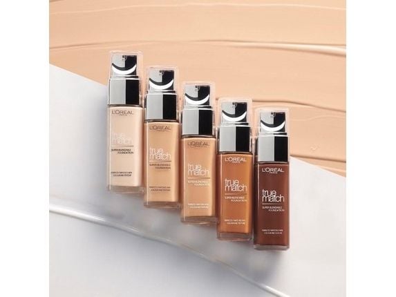 L'Oréal True Match foundation / makeup / 1.W Vanilla Ivory