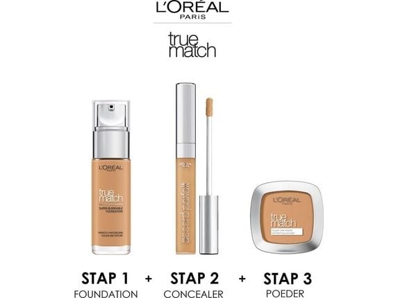 L'Oréal Paris True Match Super-Blendable foundation 4D/4W Golden Natural 30 ml