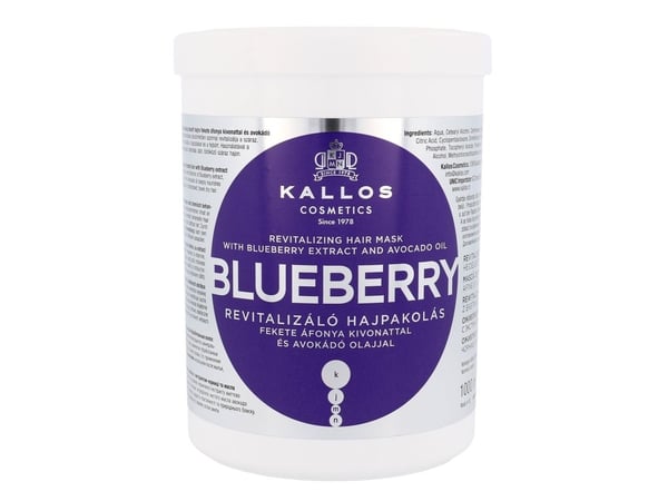 Kallos Hair Mask With Blueberry Extract And Avocado Oil 1000 ml