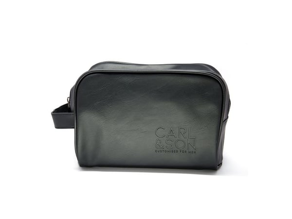 Carl&Son Toilet Bag, Toalettveske, Sort, Monokromatisk, Glidelås, 230 mm, 100 mm