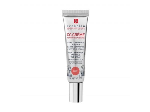 Erborian CC Cream, CC Krem, Kvinner, Normal hud, Illuminating, Dore, Rør