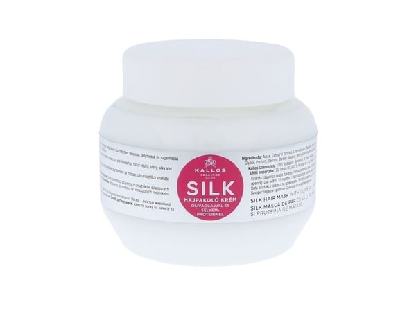 KALLOS silkehårmaske med olivenolje og silkeprotein silkemaske for veps med olivenolje og silkeproteiner 275ml