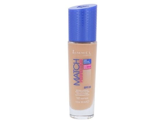Rimmel London Match Perfection 24HR SPF20 Foundation 102 Light Nude 30 ml