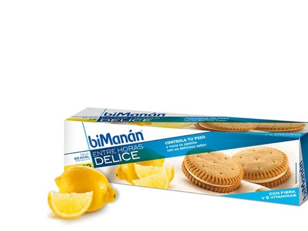 Bimanán erstatningskjeks med sitronsmak 2 stk