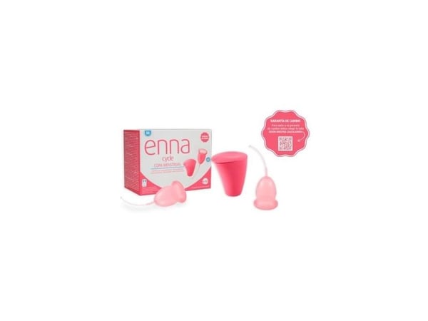 "Enna Cycle Menstruasjonskopp størrelse M 2 koppsterilisator