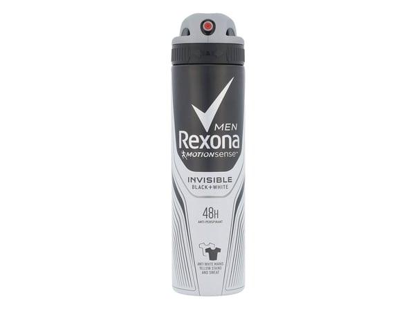 Rexona Men invisible on black+white clothes antiperspirant, Menn, antiperspirant, Spray deodorant, Spray, 150 ml, 48 timer