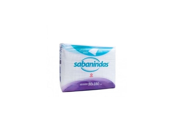 Sabanindas absorberende sengebeskyttelse Extra 80x180 cm, 30 stk