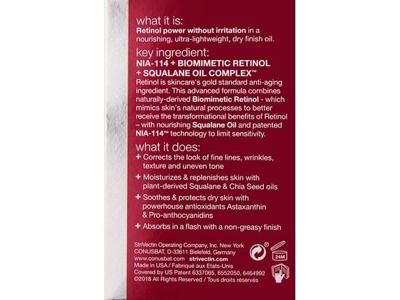 StriVectin Advanced Retinol S.T.A.R. Light Retinol Night Oil 30 ml