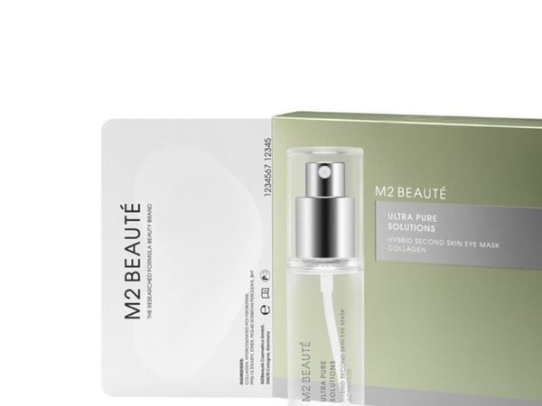 M2 BEAUTE_Hybrid Second Skin Eye Mask Kollagen anti-rynke maske for øyeområdet 30ml