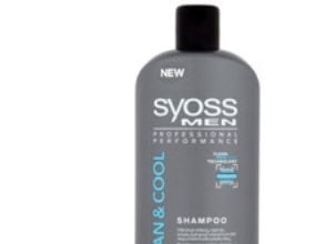 Syoss Men Clean &amp; Cool Refreshing Shampoo - Normalt og fett hår 440 ml