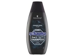 Schauma Men 3-in-1 Shampoo with Charcoal and Clay 400ml