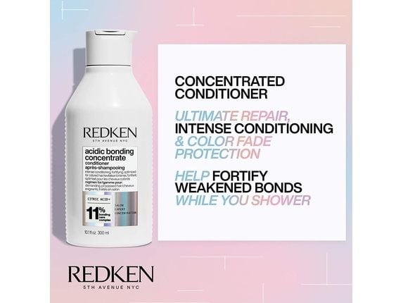 Redken Acidic Bonding Concentrate hårbalsam, krevende/bearbeidet hår, 300ml