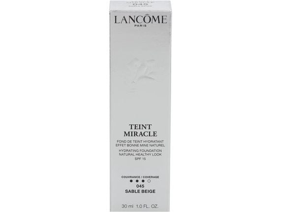 LANCOME TEINT MIRACLE HYDRATING FOUNDATION NATURAL HEALTHY LOOK SPF15 045 Sable Beige 30ML