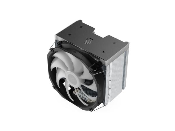 SilentiumPC Fortis 5 ARGB, Luftkjøler, 14 cm, 300 RPM, 1400 RPM, Sort, Grå, Stål