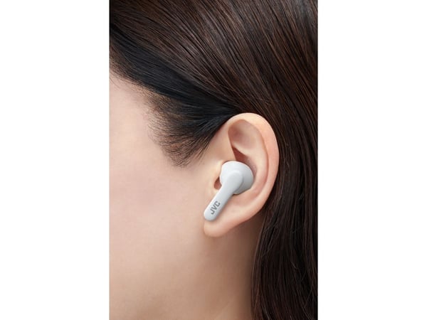 JVC HA-A3T - True wireless-hodetelefoner med mikrofon - ørepropp - Bluetooth - hvit