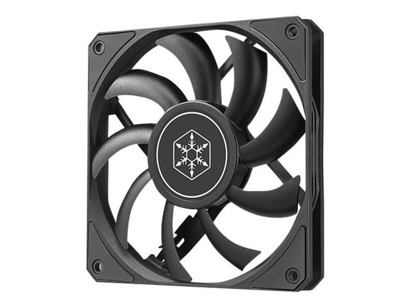 SilverStone Air Slimmer 120 - Kabinettvifte - slim - 120 mm - svart